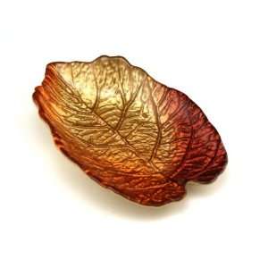  Arda Glassware 67460130 Mulberry Leaf Handmade 4X7 in. Leaf 