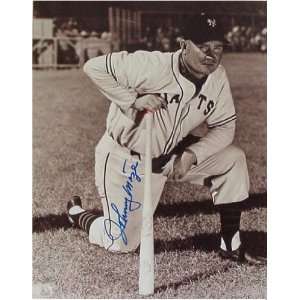 Signed Johnny Mize Picture   B & W Unframed  Sports 