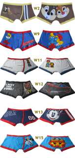 Six Choices Sexy Cartoon Boxer Brief Mens Underwear Size L XL Multi 