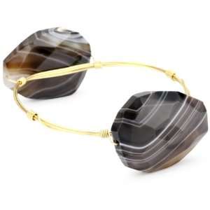  Susan Hanover Earthly Double Stone Polished Sliced Agate 