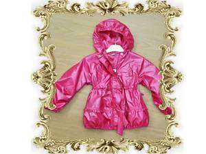 New Monnalisa Jaki@@ super cute FUCHSIA rain Jacket  