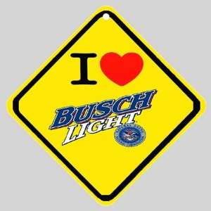  I Love Busch Light Beer Logo Car Window Sign Everything 