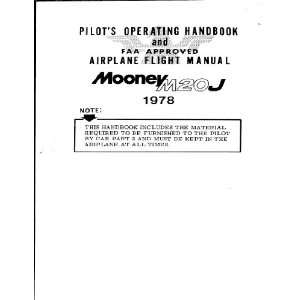  Mooney M.20 J Aircraft Pilots Handbook Manual Sicuro 