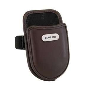  OEM Samsung M320 M500 A503 U520 T339 Brown Leather Case 