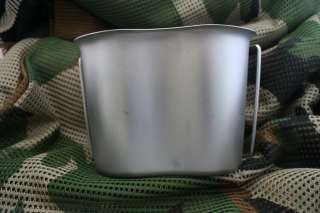 US Military G.I. Canteen Cup Stainless Steel1qt camping  