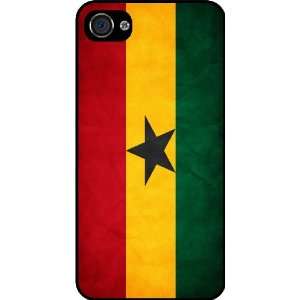  Rikki KnightTM Ghana Flag Black Hard Case Cover for Apple 