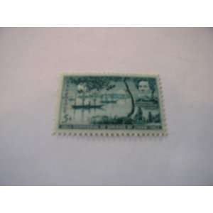  Single $.05 Cent US Postage Stamp, Opening of Japan, 1953 