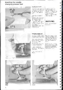 Bernina 1001 Sewing Machine Manual in PDF format on CD  