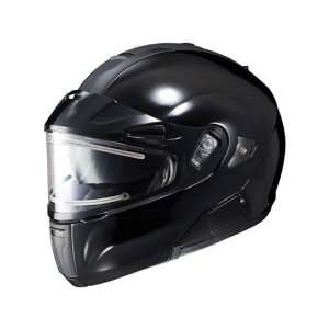   Max BT Black Electric Shield Snowmobile Ismax Helmet Size 2XLarge 2XL