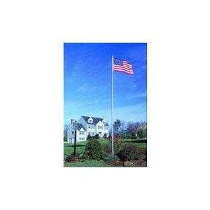  Sunsetter   Flagpole, 20 Telecoping Patio, Lawn & Garden