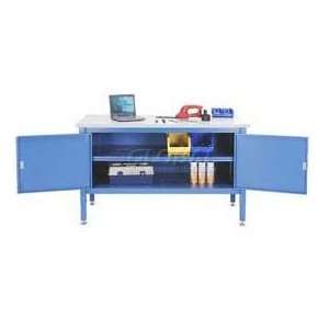  72 X 30 Security Cabinet Bench   Plastic Safety Edge 