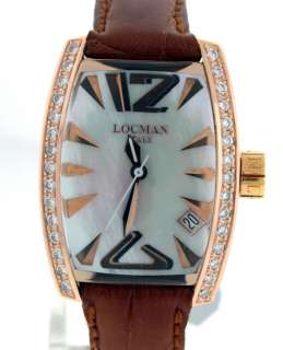 Locman Panorama 18k Rose $8,050.00 Ladies Diamond watch  