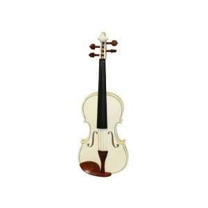  4/4 metallic white Violin 