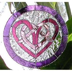  Heart Shaped Celtic Knot Glass Art Design   11 