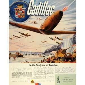 1944 Ad Cadillac 1921 Logo Motor Car General Motors Lockheed P 38 