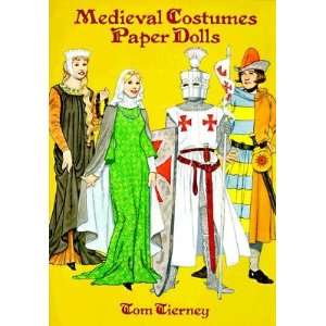  Medieval Costumes Paper Dolls   [PAPER DOLL MEDIEVAL COSTUMES 