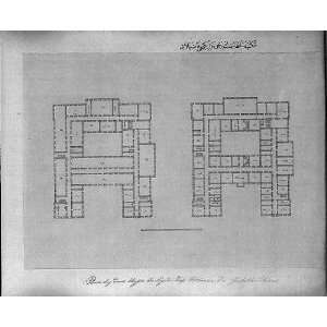   Plan of the first,second level of the Mekteb i Sultani