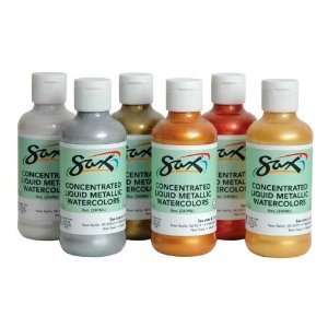  Sax Concentrated Metallic Liquid Watercolor   8 oz 