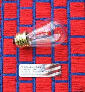 25 of Clear outdoor sign marquee LIGHT BULB S14 11 watt  