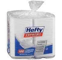 Hefty 3 Section Take Out Styrofoam Containers 100 ct.  
