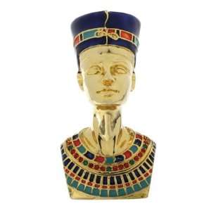 Nefertiti Jeweled Box   Collectible Egyptian Decoration 