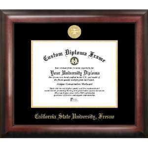  California State University, Fresno Gold Embossed Diploma 