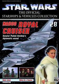 STAR WARS VEHICLES COLL MAG #28 NABOO CRUISER