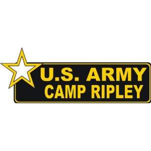  United States Army Camp Ripley Bumper Sticker Decal 9 