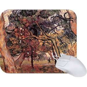  Rikki Knight Van Gogh Art Study of Pine Trees Mouse Pad 
