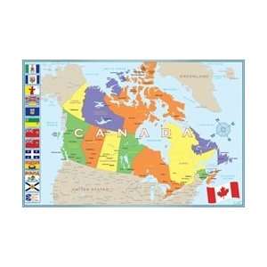 Modern Map of Canada Poster