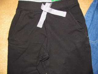GARANIMALS Boys NWT & Used Pants Lot 3 Elastic Waist Beige Black Jean 