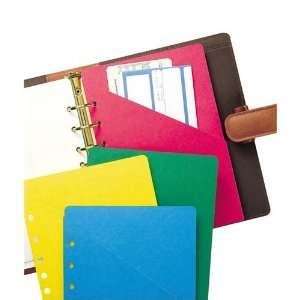  o Day timer o   File Pocket Pages, 8 1/2x11, Assorted 