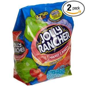 Jolly Rancher Hard Candy, Original Flavors, 3.75 Pound Bags (Pack of 2 