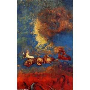  Hand Made Oil Reproduction   Odilon Redon   32 x 52 inches 