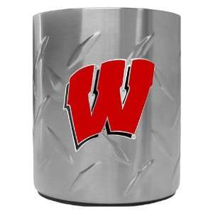 Wisconsin Badgers NCAA Diamond Plate Beverage Can Holder  