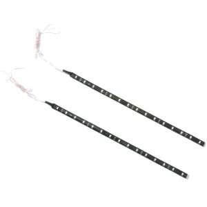  2pcs 12 15 SMD LED Flexible Strip Lights with 3M adhesive 