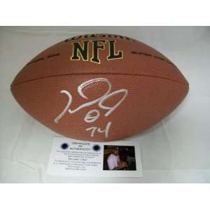  Michael Oher Autographed Wilson NFL Football Sports 