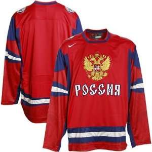  Nike 2010 Winter Olympics Russia Red Tackle Twill Replica 