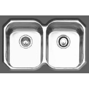  Oliveri 363 0 Stainless Steel Sink, Double Basin, Down 