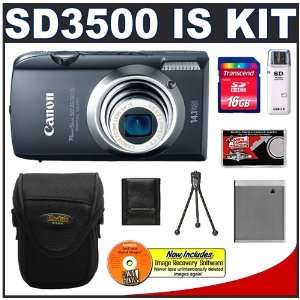  Canon PowerShot SD3500 IS Digital ELPH Camera (Black 