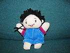Manley Toys Plush Doll Mini Stuffed Baby Black hair