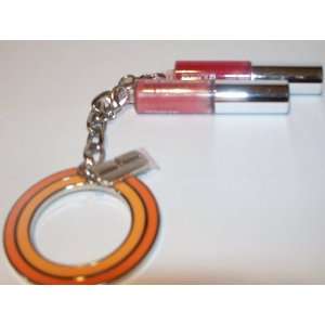    Clinique Key Chain With Air Kiss and Juicy Apple Lip Gloss Beauty