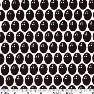 45 Wide Bowling Ball Dots Black Fabric By The Yard Arts 