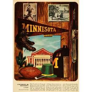  1947 Print University of Minnesota Symbols Fred Eng 
