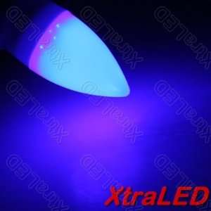  110VAC E12 C7 / C9 5 LEDs Bulb   Blue