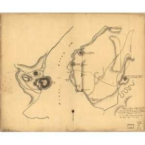    1779 map of Fortification New York Stony Point