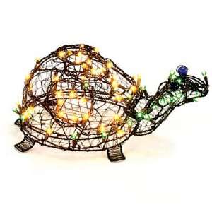  11 Lighted Wire Turtle Yard Decoration   70 Lights