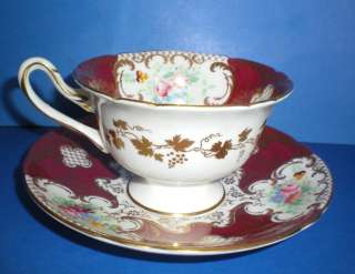 Gainsborough Shape Shelley English Bone China Tea Cup & Saucer Duo Set 