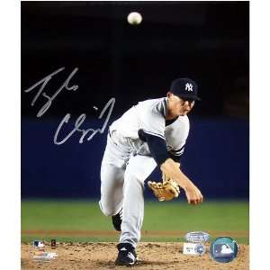  Tyler Clippard Yankees Pitching Vertical Front View 8x10 