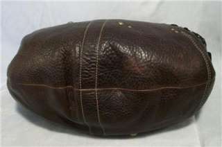 COACH MIA LACES 10063 Soho Brown Leather Hobo Handbag Bag  